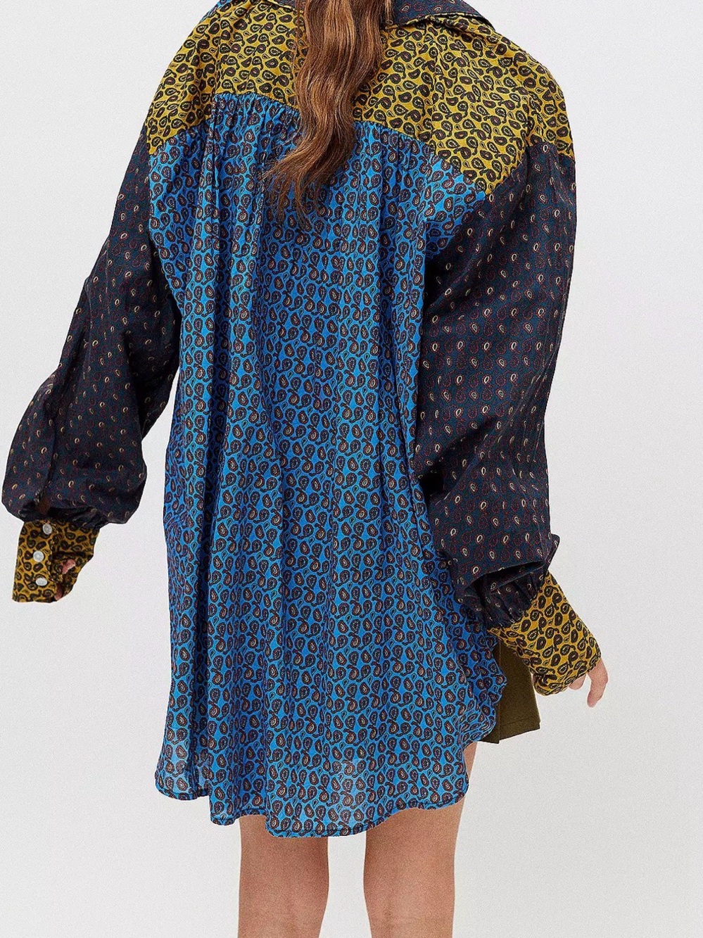 Urban Outfitters Penny PJ Mix Print Shirt - Picture 11 of 11